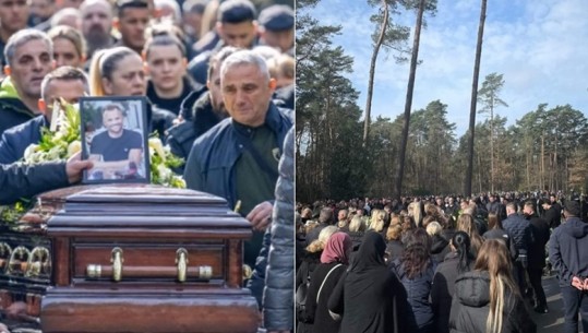 U vra në Gjermani, qindra persona i japin lamtumirën boksierit Besar Nimani