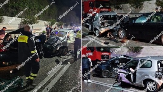 Aksident tragjik në Tepelenë, Benzi me shpejtësi përplas dy makina, 4 të vdekur! Mes viktimave një çift! Dy të plagosur rëndë (EMRAT + VIDEO)