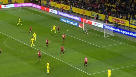 VIDEO/ Pasiguri në prapavijë, Suedi 1-0 Shqipëri