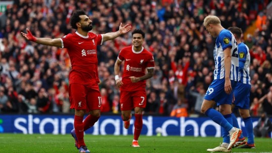 VIDEO/ Liverpool përmbys 2-1 Brighton dhe merr kreun e Premier League
