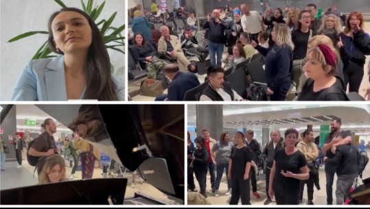 Video virale| Performanca e Filarmonisë së Kosovës në aeroportin e Romës, po bën xhiron e rrjetit 