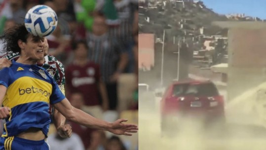 VIDEO/ Udhëtimi i tmerrshëm i Boca Juniors, 40 'fuoristrada' për të shkuar 4000 metra mbi nivelin e detit! Bombola oksigjeni në makina
