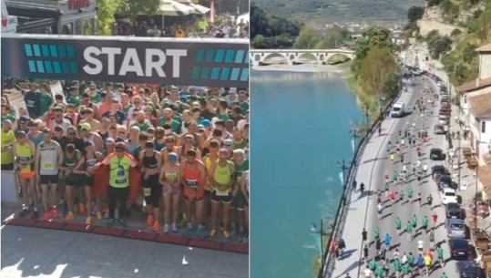 Gjysmë maratona e Gjelbër e Beratit, marrin pjesë 400 atletë! Dy fituesit, Luiza Gega për 10 km dhe Nikola Bedini 21 km (VIDEO)