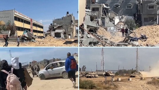 VIDEO/ Në Khan Ynis, ku vdiq e ardhmja e Gazës! Në qytet s’ka mbetur asgjë, vetëm rrënoja dhe dhimbje