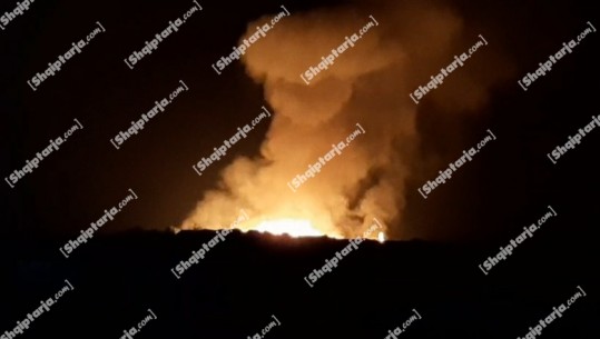 VIDEO/ Vatër zjarri në Nartë të Vlorës