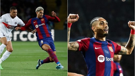 DIREKT/ Barcelona 1-0 PSG, Araujo lë vendasit me një lojtar më pak! Dortmund 0-0 Atl. Madrid në CHL (VIDEO)