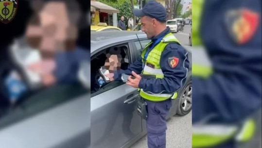 Me telefon dhe pa rrip sigurie, katër shoferë të arrestuar në 24 orët e fundit në Tiranë, tentuan të korruptojnë policinë rrugore (Video)