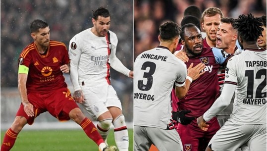 Europa League/ Milani hija e vetes, Roma e mund 2-1 dhe e eliminon! Atalanta largon Liverpoolin, në gjysmëfinale dhe Leverkusen