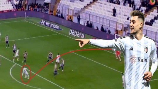 VIDEO/ Ernest Muçi shënon supergol në Turqi, portieri 'sheh' topin në rrjetë