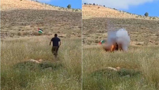  Tentoi të shkulte flamurin palestinez, ushtari izraelit plagoset nga shpërthimi i eksplozivit 