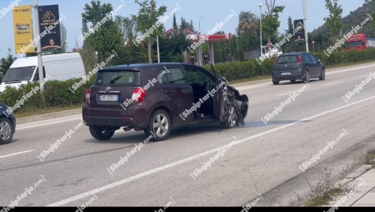 Aksident pranë rrugës Transballkanike në Vlorë, shoferja humb kontrollin nga shpejtësia dhe përplaset me një ‘Fiat’