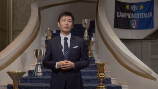 VIDEO  Presidenti Steven Zhang  Emocionuese  Interi ndriçohet nga dy yje