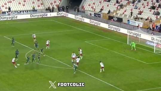 VIDEO/ Rey Manaj 'pa frena', shënon golin e 22-të në Turqi dhe fiton kundër Cikalleshit