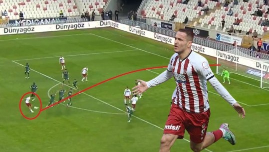 VIDEO/ Rey Manaj 'pa frena', shënon golin e 22-të në Turqi dhe fiton kundër Cikalleshit