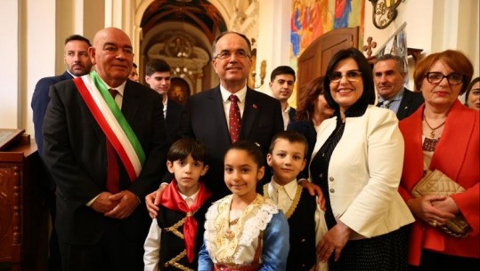 Itali, presidenti Begaj nis turin e dytë të vizitave në Kozenca të Kalabrisë me komunitetin arbëresh