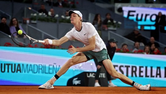 Tenis/ Dëmtohet Sinner, numri dy i botës tërhiqet nga 'Madrid Open''