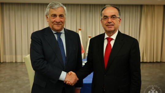 Presidenti Begaj takon Tajanin: Italia, partner i pazëvendësueshëm strategjik