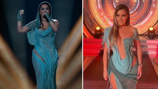Ku e kemi parë fustanin e Besa Kokdhimës në Eurovizion?! Olta Gixhari e ka veshur më parë në BBV