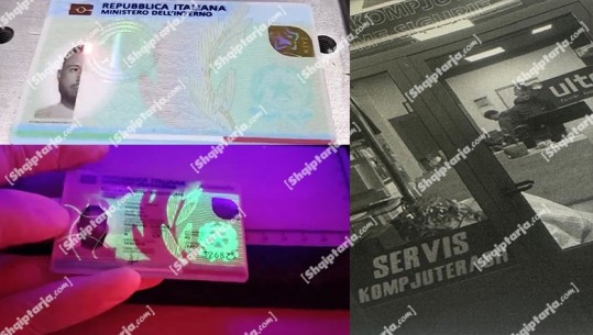 Arrestohet IT i gjykatës së Korçës, kancelarinë e ktheu në bazë prodhimi të dokumenteve false në BE e Angli! Ekskluzive video si falsifikohej karta ID