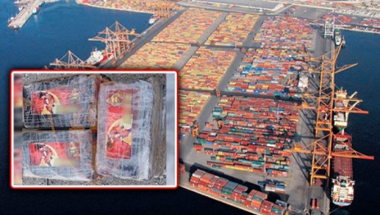 Greqi/ Kapen 320 kg kokainë në portin e Pireut të fshehur në një konteiner me karkaleca, destinacion ishte Durrësi, në pranga 2 shqiptarë dhe 2 grekë