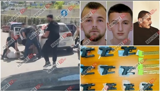 Goditet grupi kriminal i trafikut të armëve nga Kosova në Tiranë, sekuestrohen 10 pistoleta! 7 muaj përgjime, 4 të rinj në pranga (EMRAT)