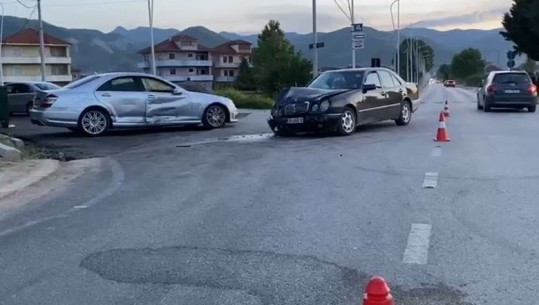 Përplasen dy makina në Pogradec, 4 të plagosur 