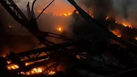 Lufta/ Sulm me dron në Rostov, në zjarr një rafineri