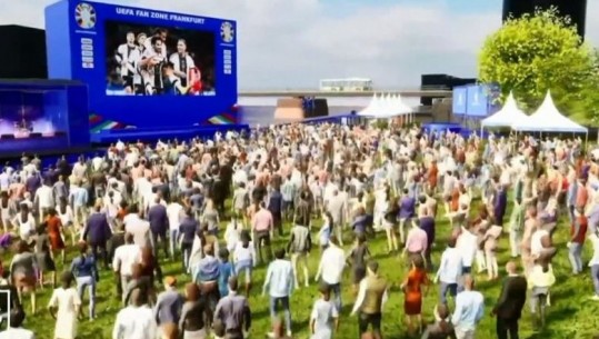 Euro 2024/ Frankfurti vendos ekrane gjigante në lumë, zona e tifozëve do të ketë një fushë futbolli mbi ujë