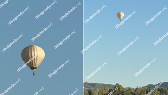 VIDEOLAJM/ Balona misterioze në Tiranë
