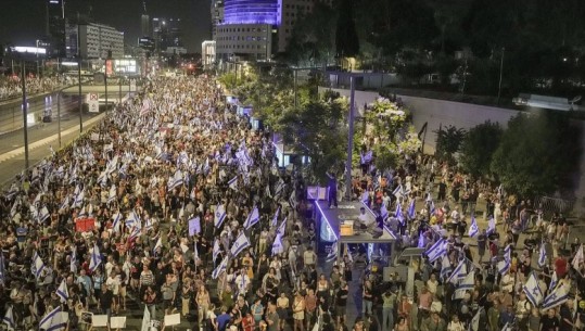 Protesta më e madhe nga nisja e luftës në Rripin e Gazës! Mijëra izraelit bllokojnë Tel Aviv-in kundër Netanyahut