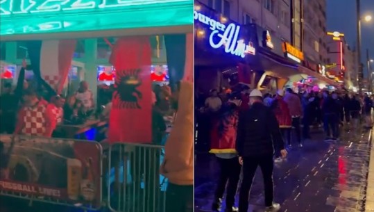 Më këngë shqip, ‘festë’ në Hamburg! Tifozët shqiptarë në mbështetje të kombëtares
