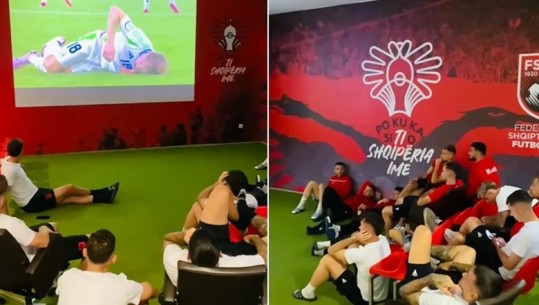 VIDEO/ Kombëtarja shqiptare vëzhgon rivalët në ndeshjen me Italinë! Të hënën përballja me Spanjën