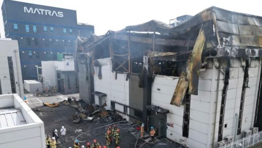 Së paku 16 të vdekur nga zjarri në një fabrikë të baterive në Korenë e Jugut