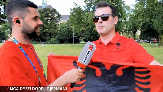 Atmosfera në Dusseldorf, tifozët special të kombëtares: Nga Zvicra, Kosova dhe Australia nuk mungojnë në mbështetje të Shqipërisë
