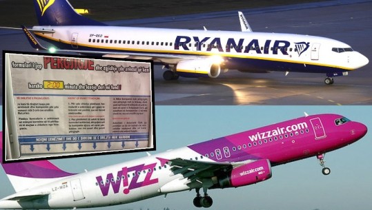 Vijon skandali, shtyhen 14 fluturime të Ryanair dhe Wizz Air për në Rinas! Në Romë pasagjerët brenda në avion, nuk ngrihet për shkak të trafikut ajror