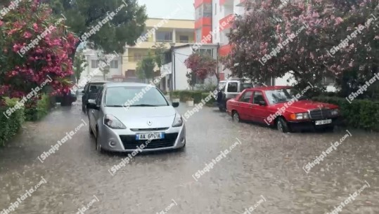Pas të nxehtit përvëlues, vendi përfshihet nga reshje shiu! Në Lezhë përmbyten rrugët