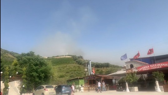 Zjarr në Radhimë, digjen sipërfaqe të mëdha kullotash