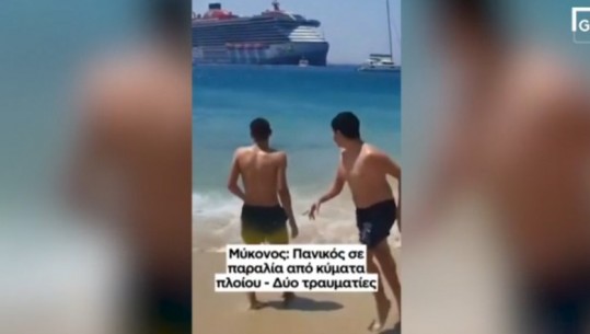 VIDEO/ Mykonos, anija shkakton një valë ‘cunami’, 2 të plagosur