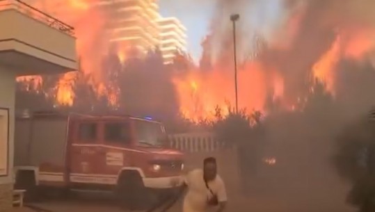 VIDEO/ Ikni, o çfarë katastrofe! Momenti kur zjarri rrezikon jetën e zjarrfikësve! Momentet dramatike tek Rana e Hedhun