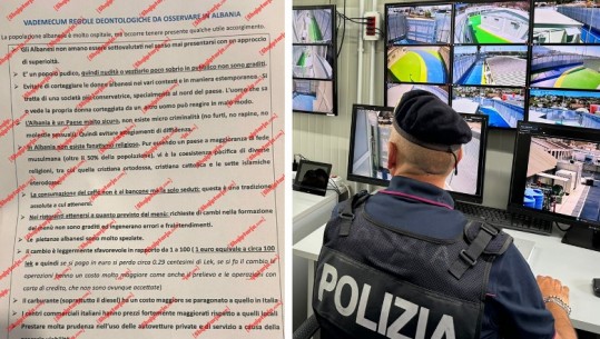 DOKUMENTI/ Ja 14 pikat e rregullores për policët italianë që do vijnë në Gjadër dhe Shëngjin