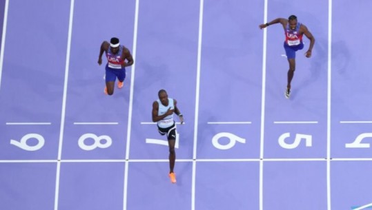 Paris 2024/ Letsile Tebogo fiton medaljen artë në 200 metra, Lyles kënaqet me vendin e tretë