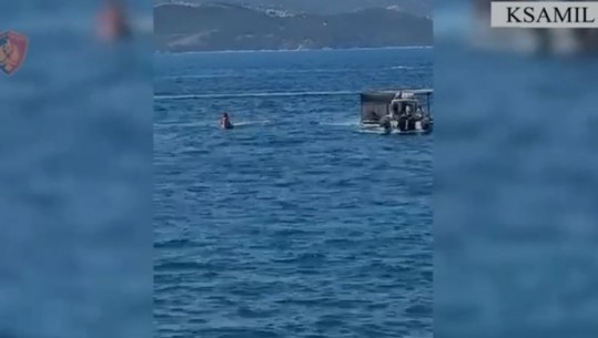 Sarandë/ U bllokua në disa shkëmbinj për shkak të dallgëve, shpëtohet turistja ukrainase