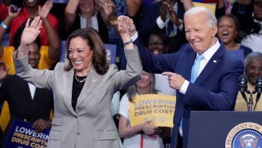 Harris shpreson të përfitojë nga mbështetja e Presidentit Biden