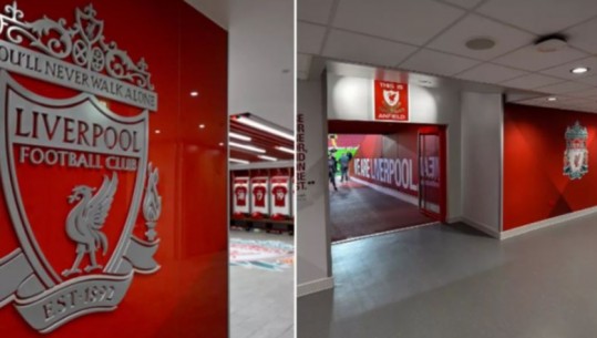 Pse fanellat e dy legjendave të Man. United janë të varura në dhomën e zhveshjes së Liverpoolit në 'Anfield'