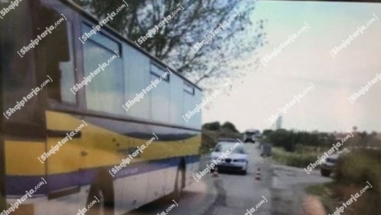 Aksidenti i rëndë në Lezhë/ Në gjëndje të rëndë 6 vjeçarja që u përplas nga autobusi i nxënësve