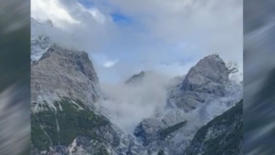 VIDEO/ Në fillim një ulërimë dhe më pas rrëshqitje masive gurësh e dherash! Panik në alpet e Bolzanos, shpëtojnë banorët