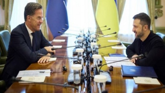 Rutte përsërit mbështetjen e NATO-s për Ukrainën në luftën kundër Rusisë