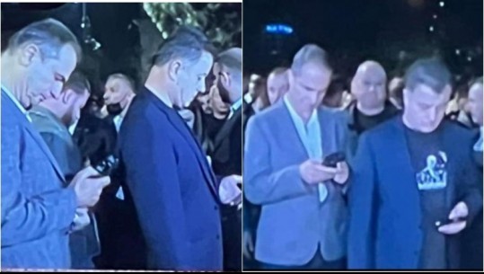 Protesta me telefon/ Bardhi dhe Noka marrin instruksione për protestën pas përplasjes e molotovëve te Kryeministria