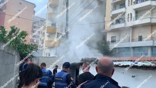 Zjarr në Lushnjë/ 3 shtëpi përfshihen nga flakët! Dyshohet për shkëndije elektrike