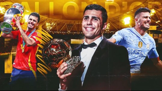 Rodri fiton ‘Topin e Artë’ 2024! Real Madrid bojkoton ceremoninë dhe akuzon për komplot, Ancelotti ‘Trajneri i vitit’! Yamal e ardhmja